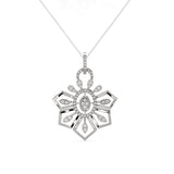 Regal Blossom Diamond Pendant