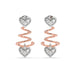 Dual tone in Rose & White Gold