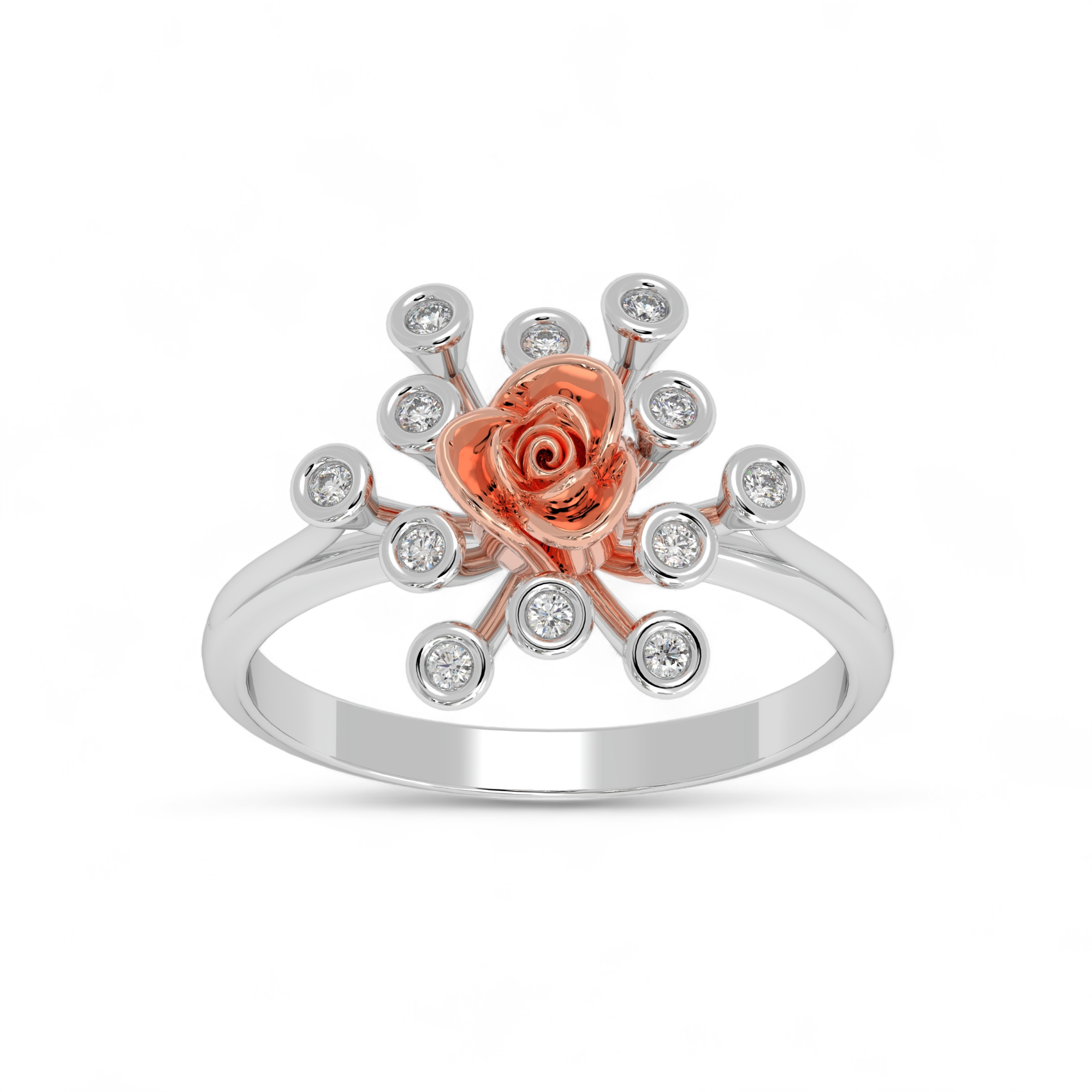 Stellar Bloom Diamond Ring