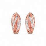 Whispering Petal Hoops Earring