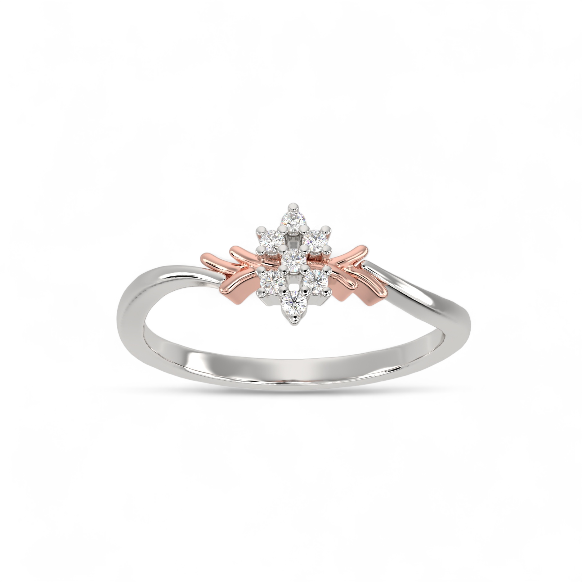 Frosted Arrow Ring