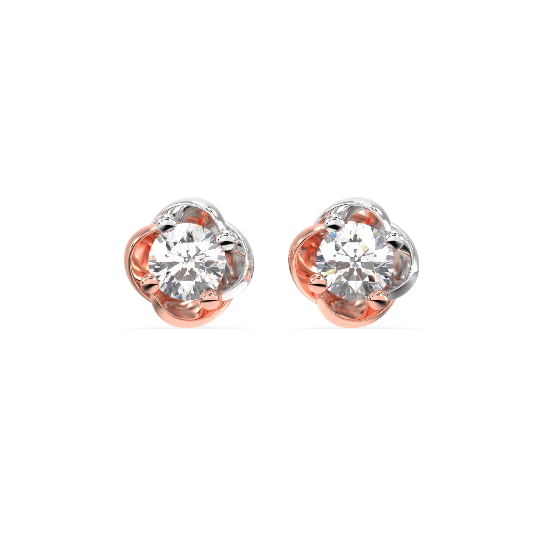 Solitaire Embrace Studs