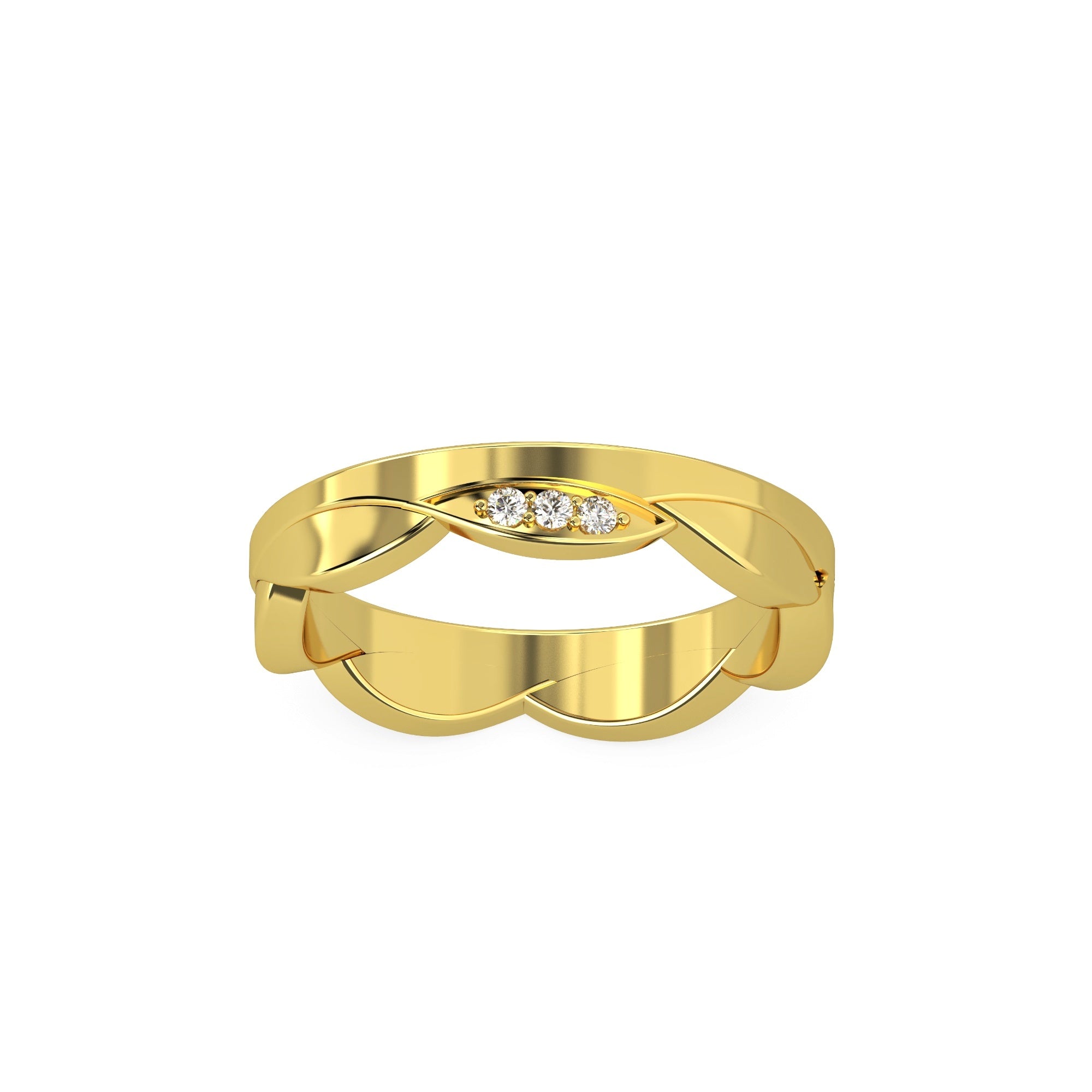 Interwoven Elegance Diamond Ring