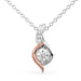 Dual tone in Rose & White Gold