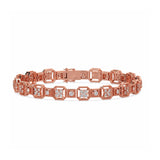 Golden Hex Diamond Bracelet