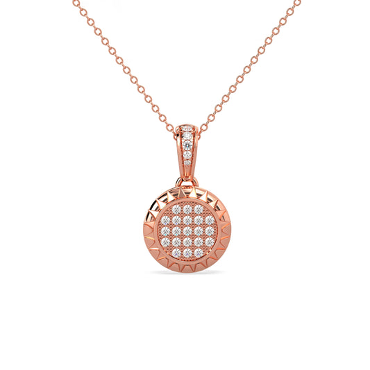 Sunburst Diamond Pendant