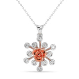 Radiant Roseburst Pendant