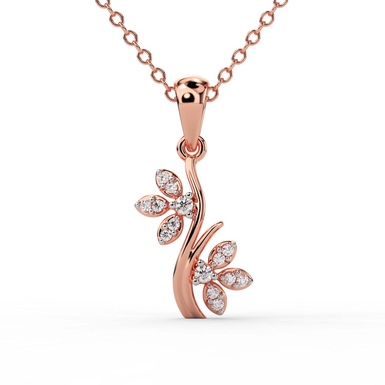 Rosy Bloom Pendant