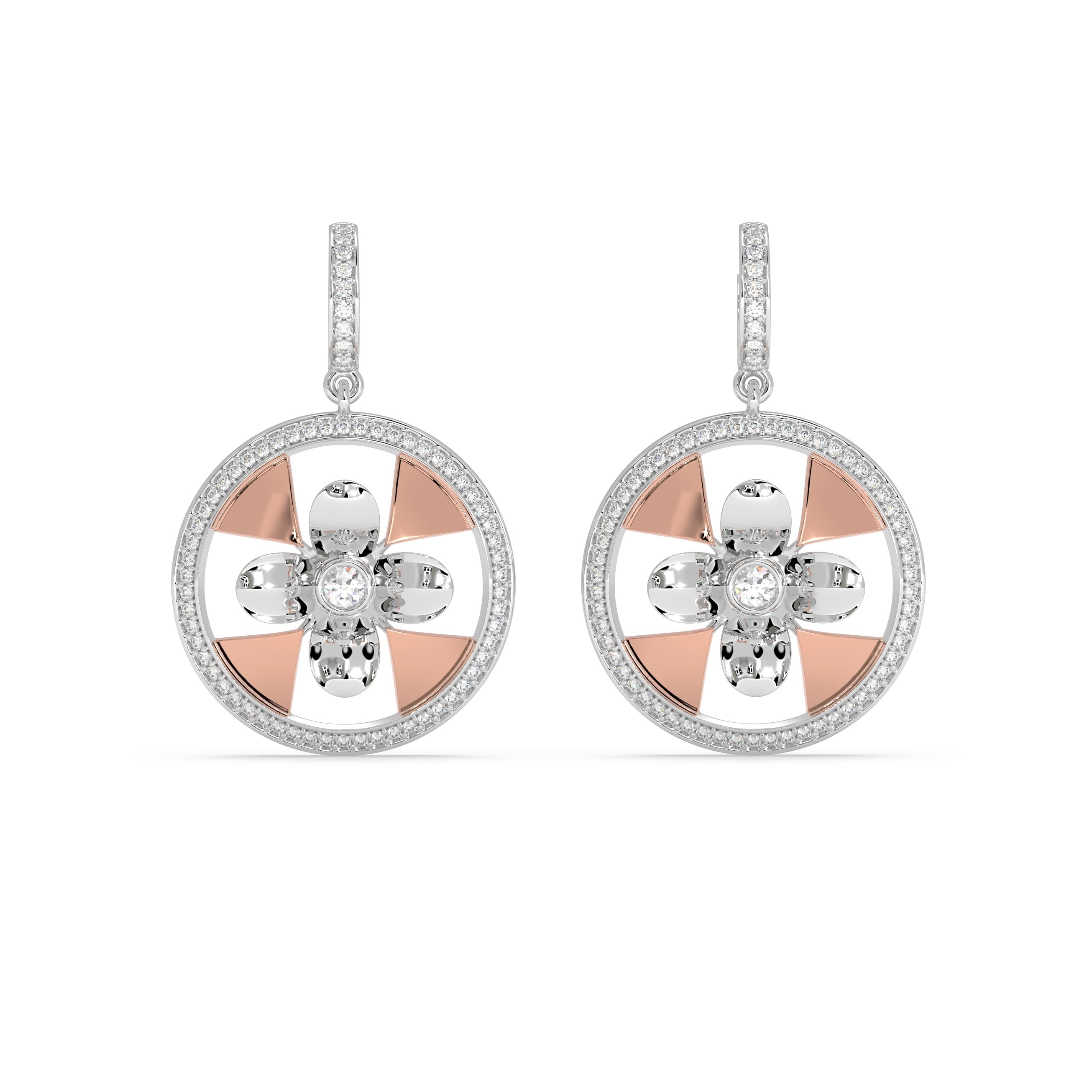 Floral Medallion Earrings