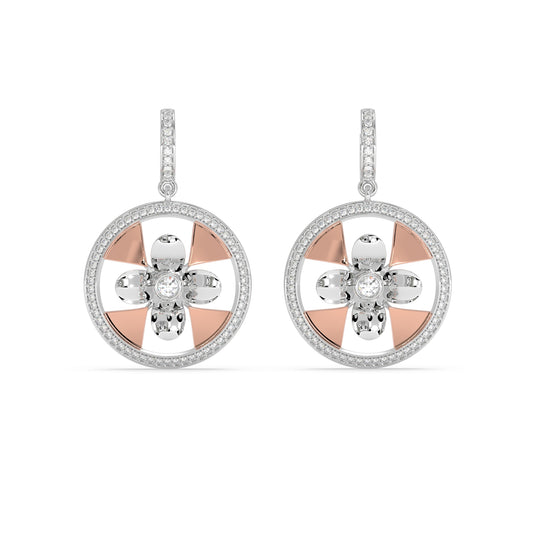 Floral Medallion Earrings
