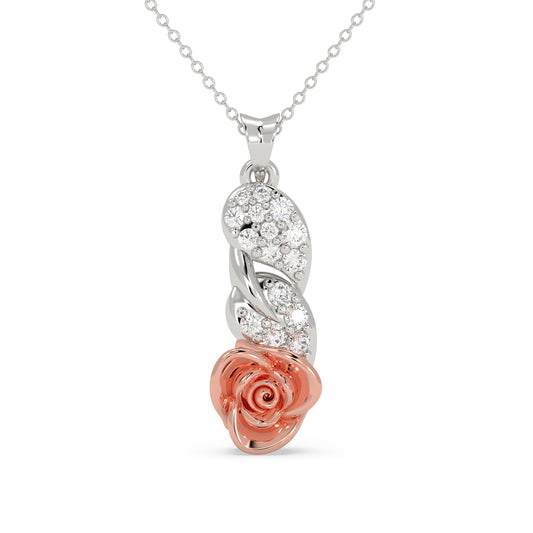 Rosé Twist Pendant
