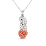 Rosé Twist Pendant