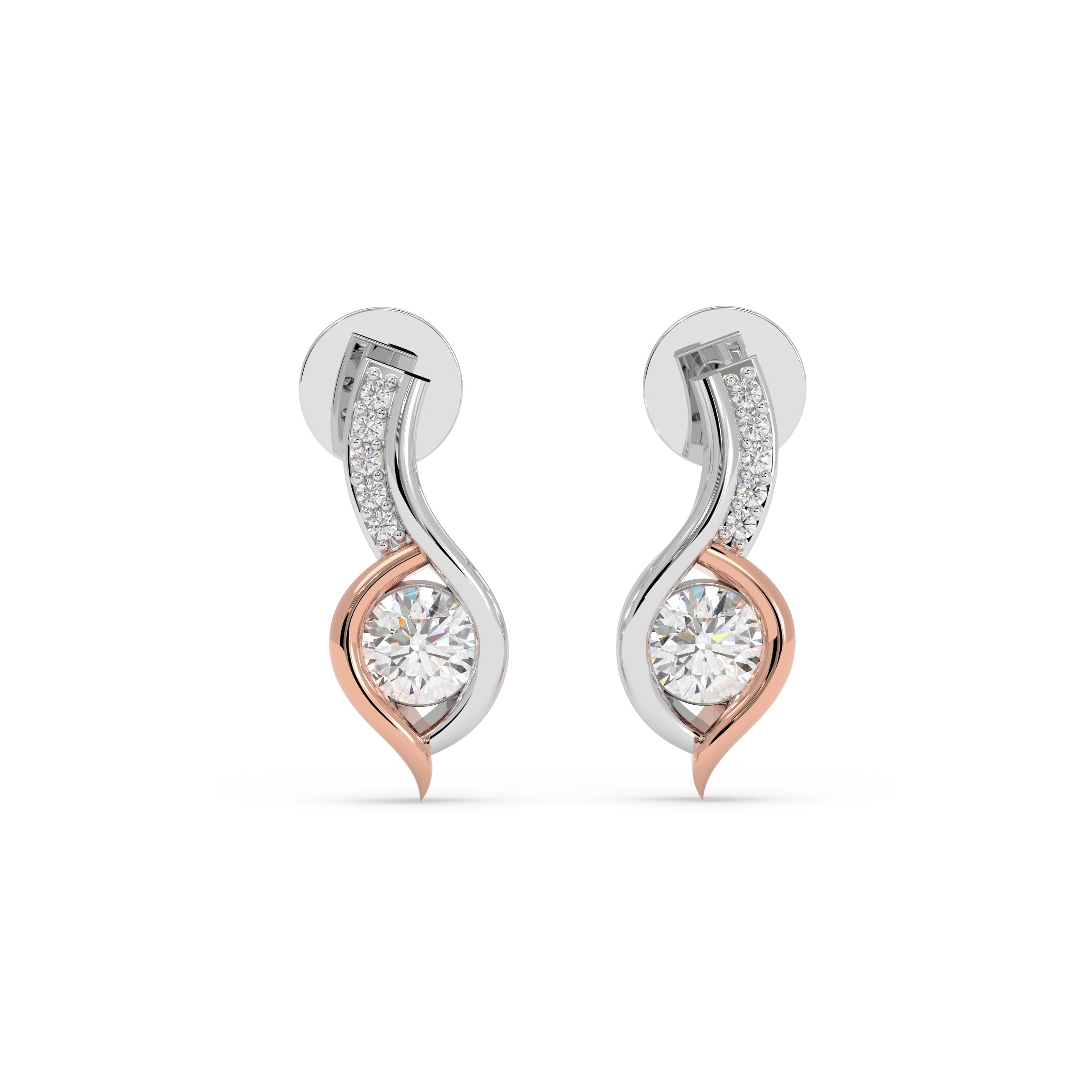 Golden Wave Studs