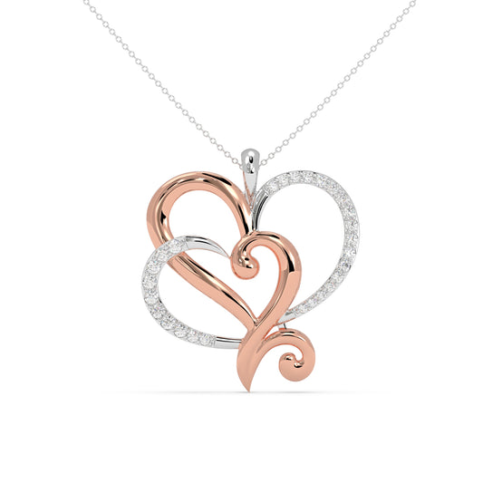 Heartbeat Fusion Diamond Pendant