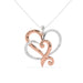 Dual tone in Rose & White Gold