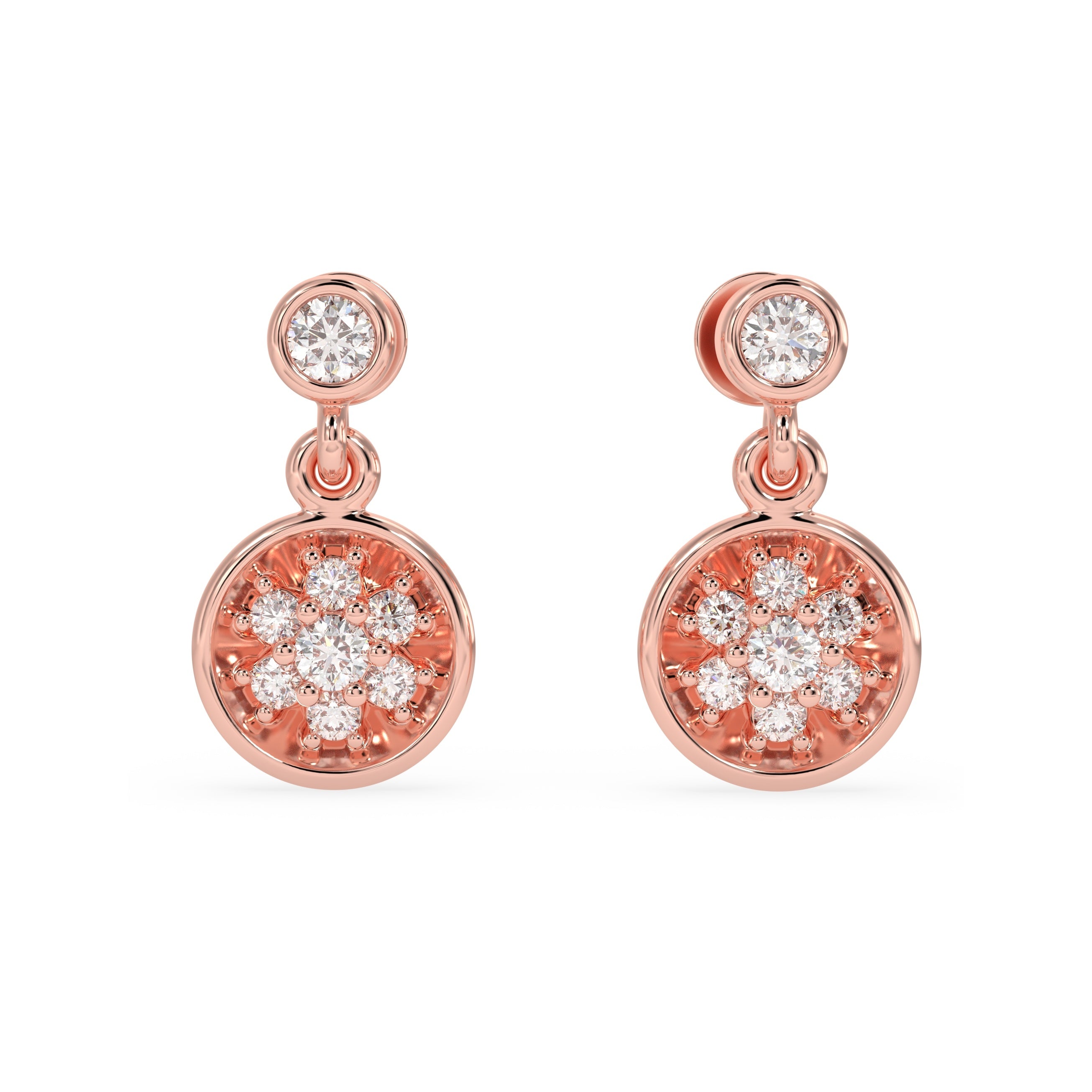 Sunburst Charm Earrings