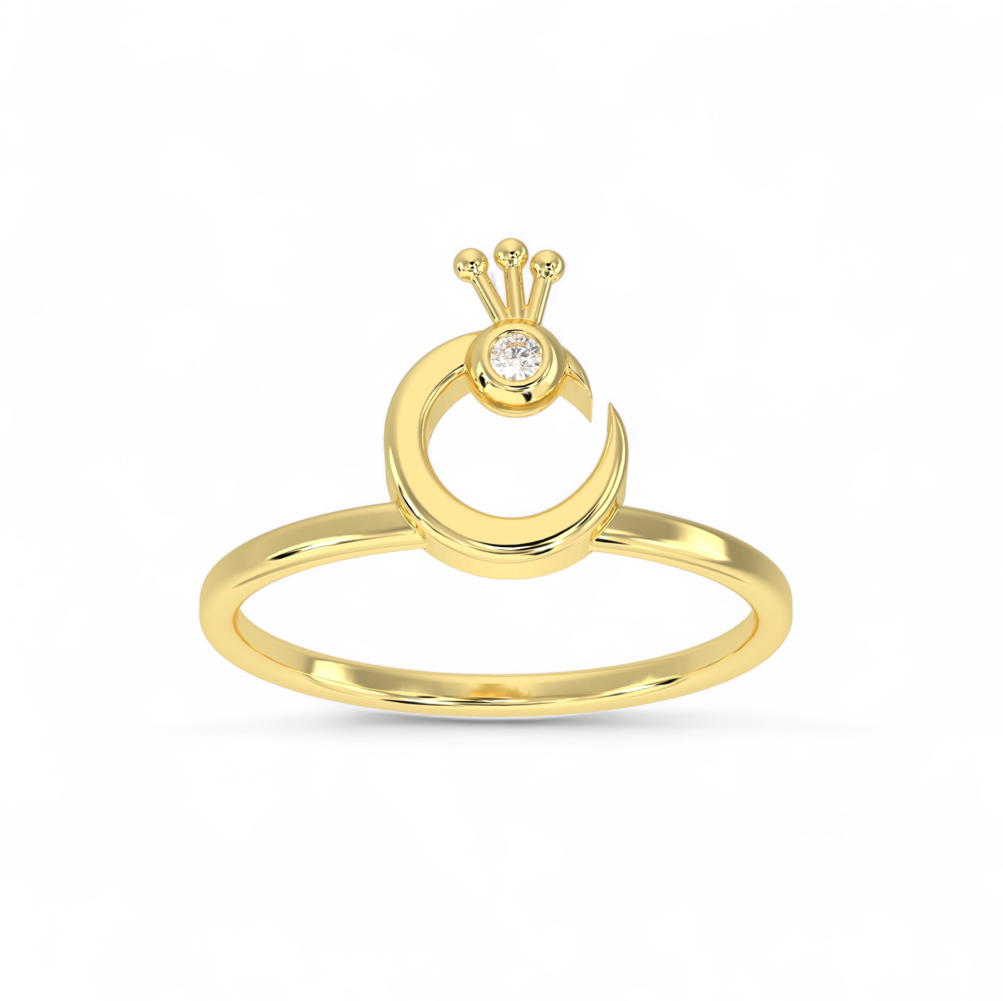 Regal Peacock Ring