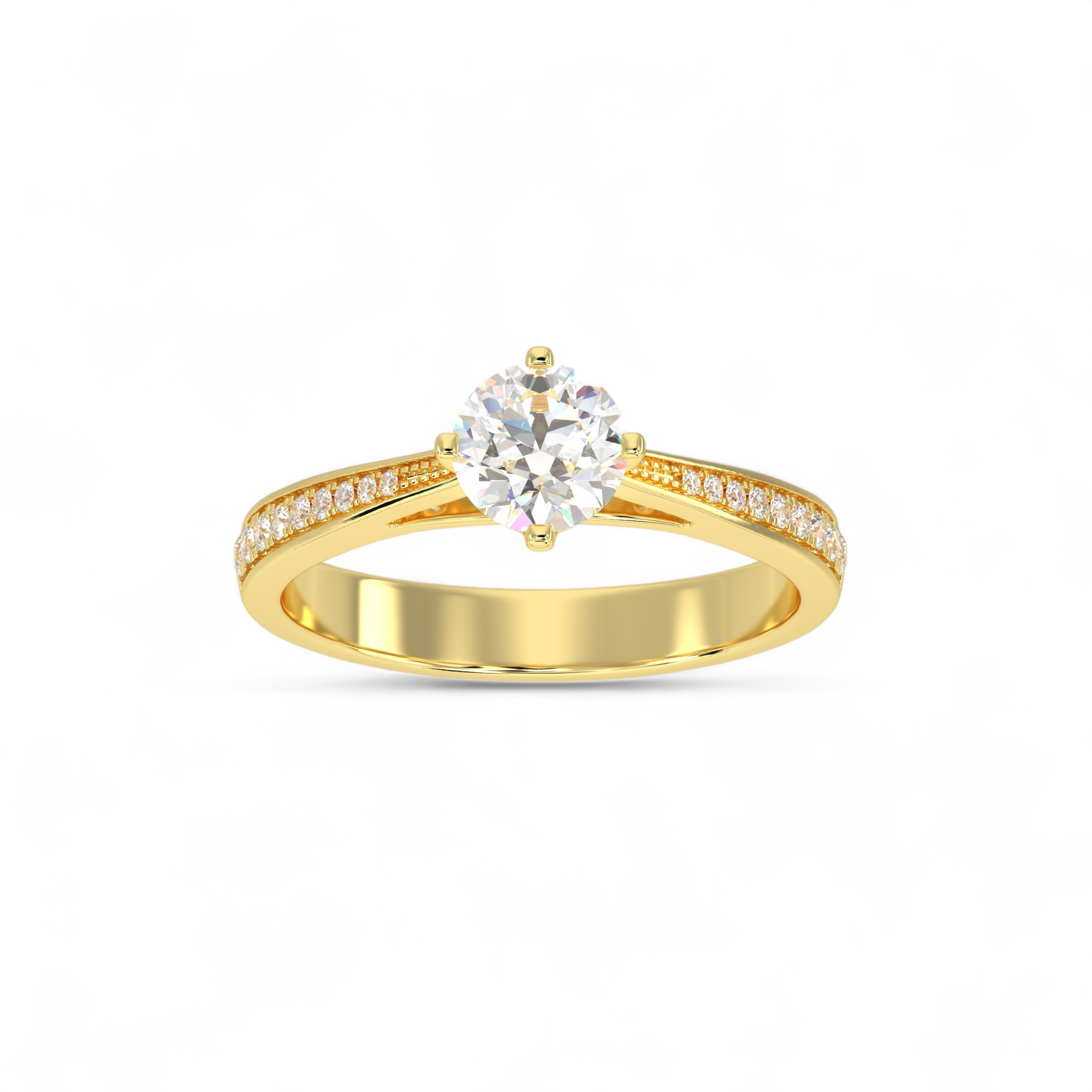 Radiance Trail Solitaire Ring