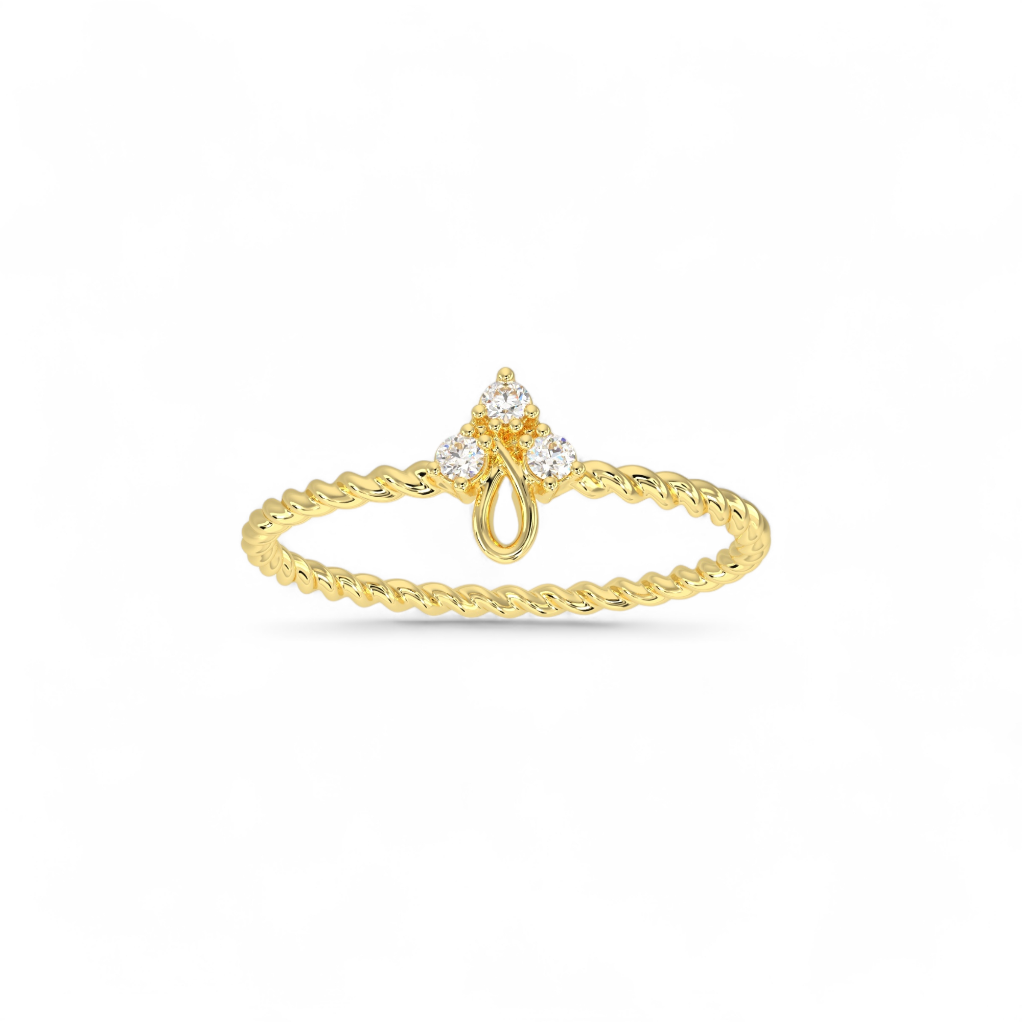Twine Charm Ring