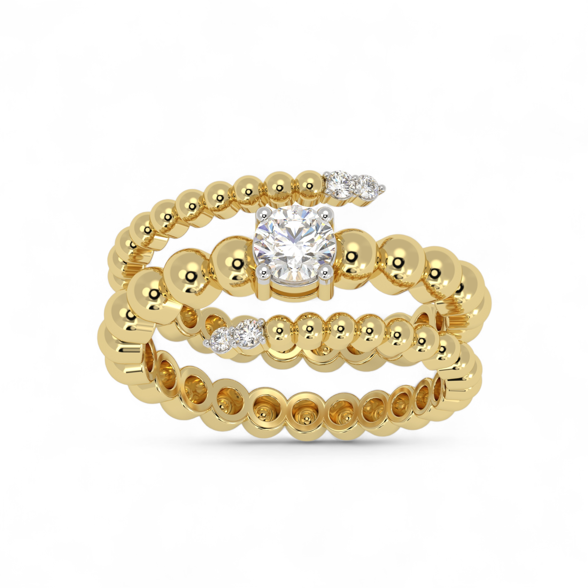 Beaded Allure Ring