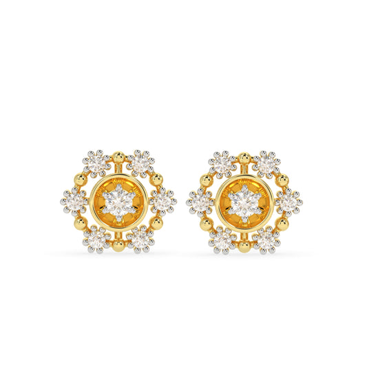 Golden Blossom Studs