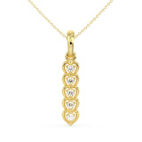 Golden Heartfall Pendant