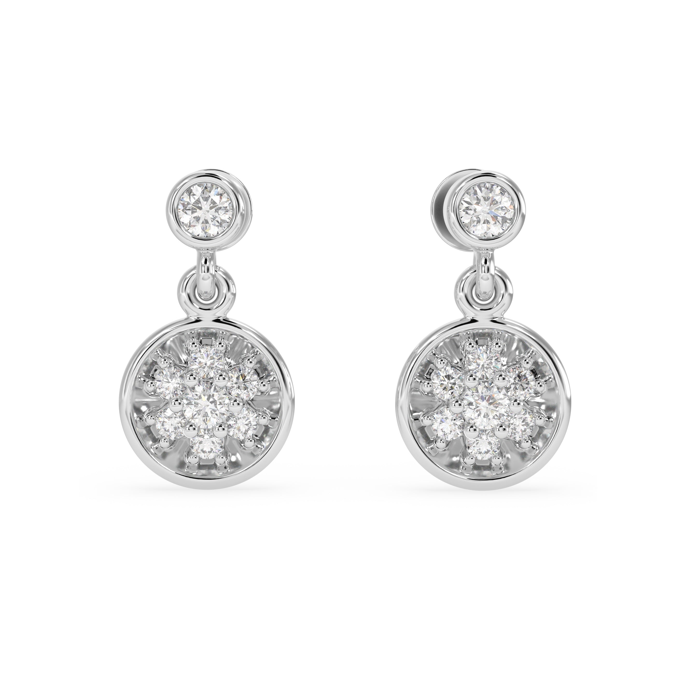 Sunburst Charm Earrings