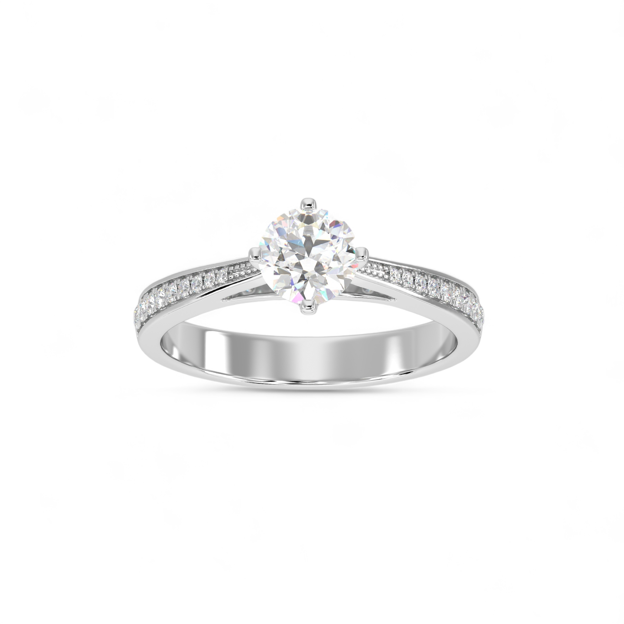 Radiance Trail Solitaire Ring
