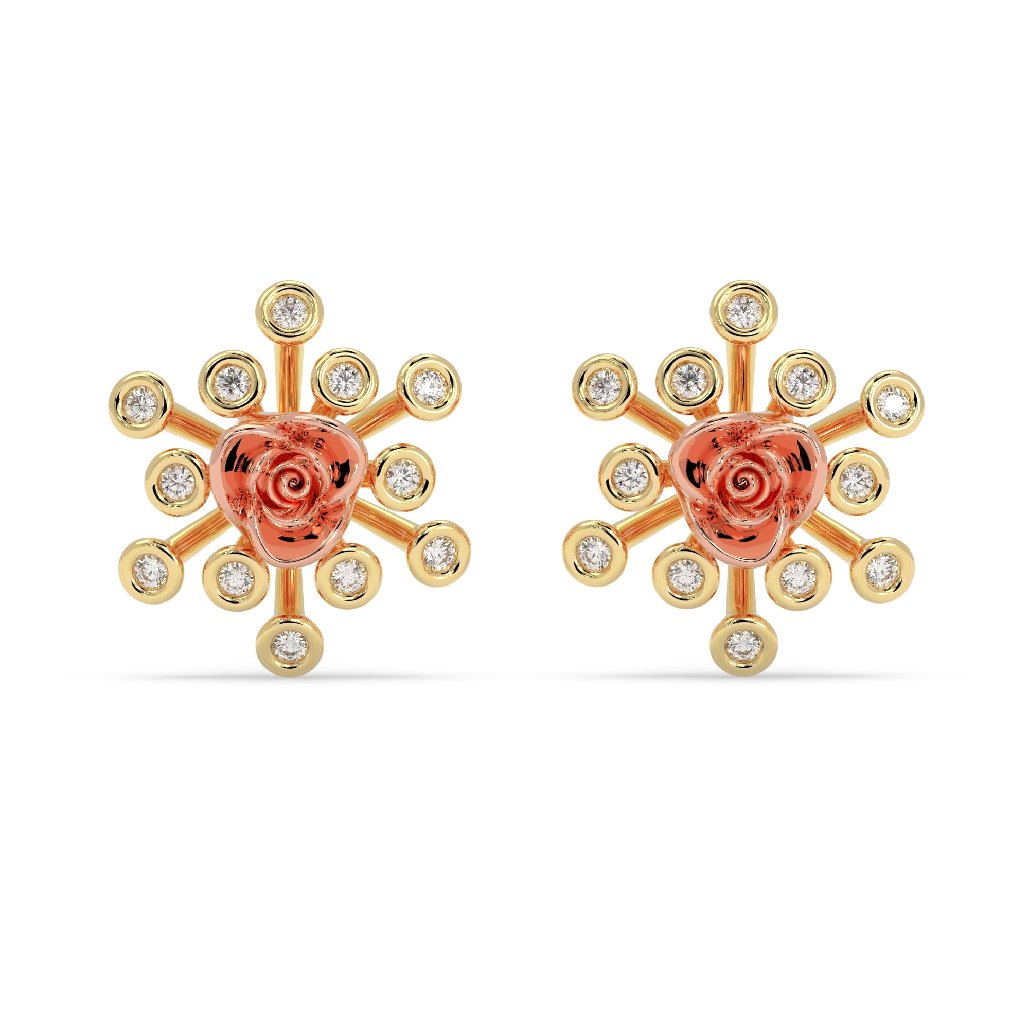 Rosy Constellation Studs