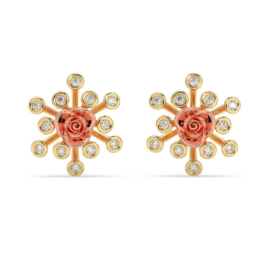 Rosy Constellation Studs