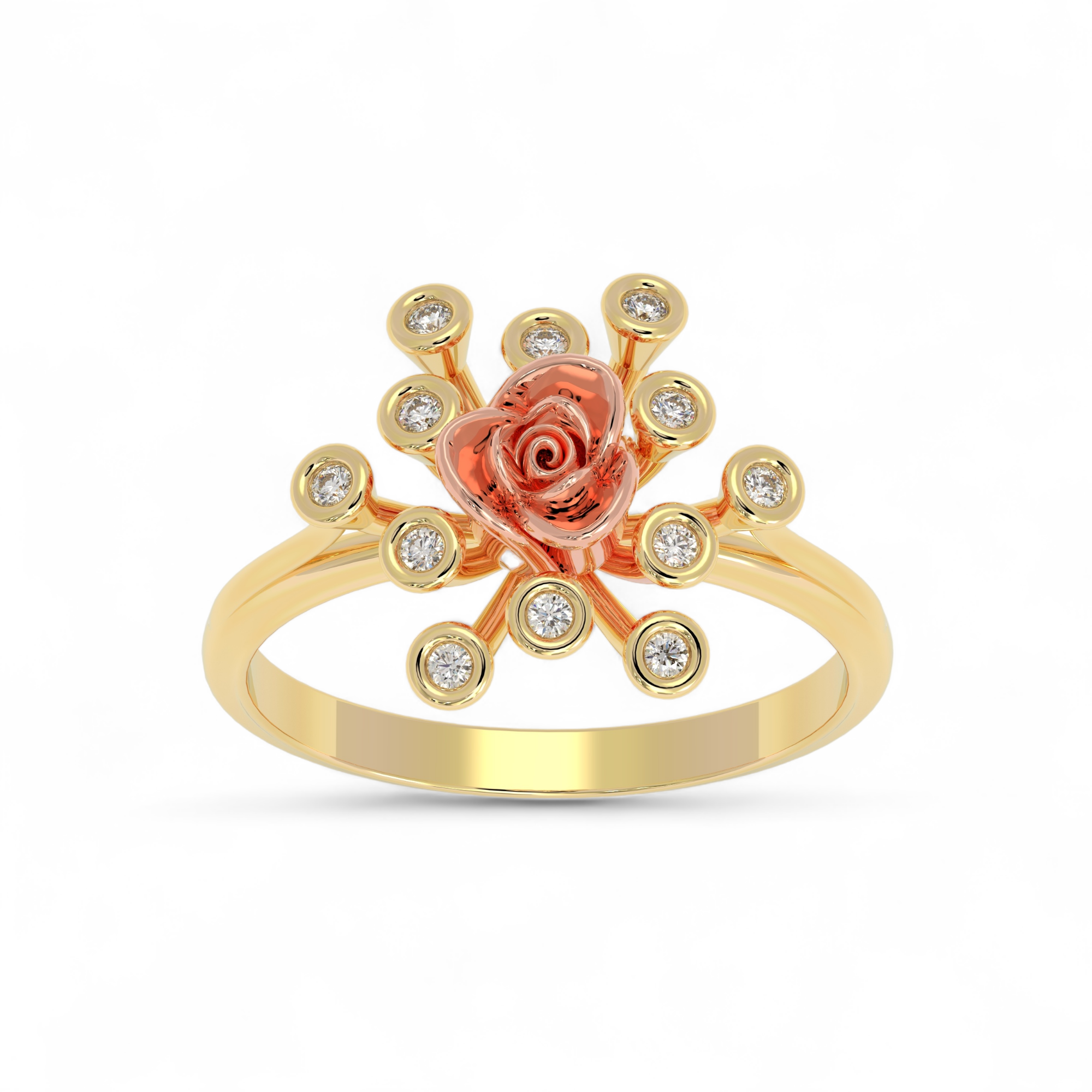 Stellar Bloom Diamond Ring