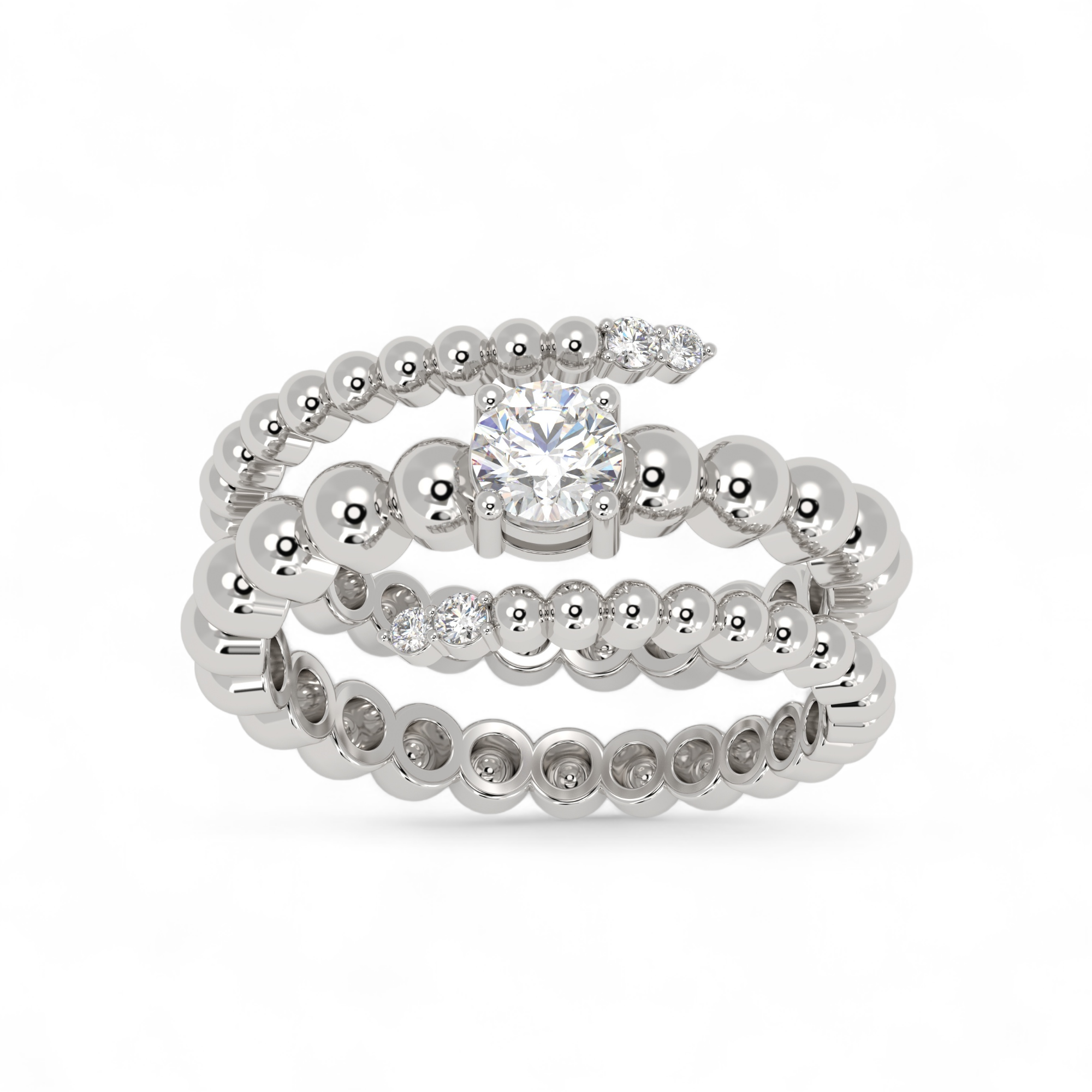 Beaded Allure Ring
