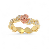 Rosé Bloom Diamond Ring