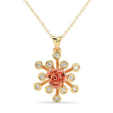 Radiant Roseburst Pendant