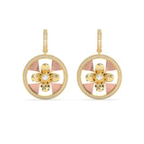Floral Medallion Earrings