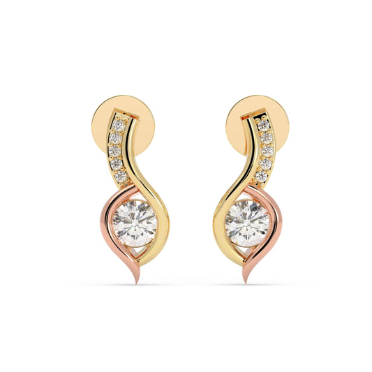 Golden Wave Studs