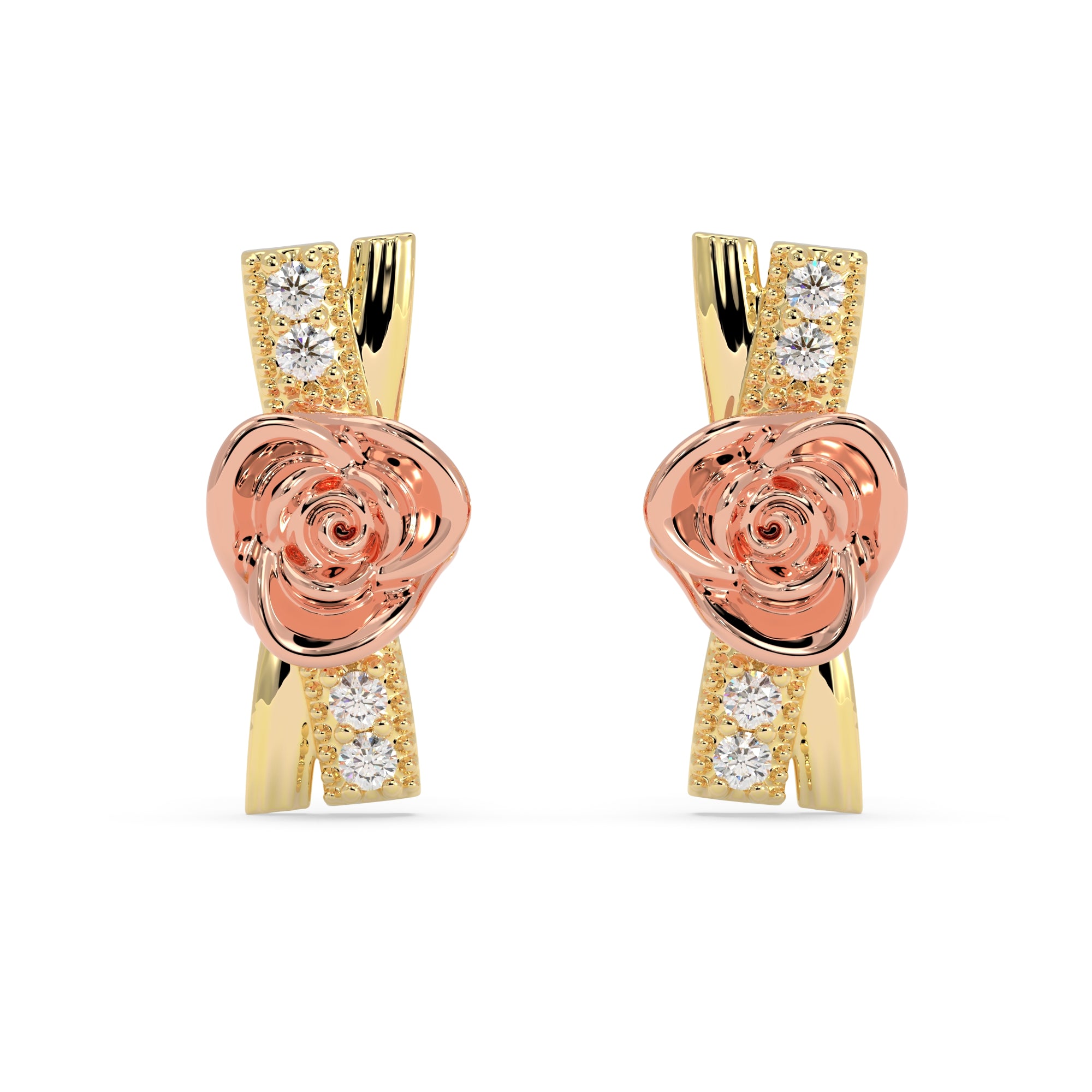 Embrace of Roses Earrings