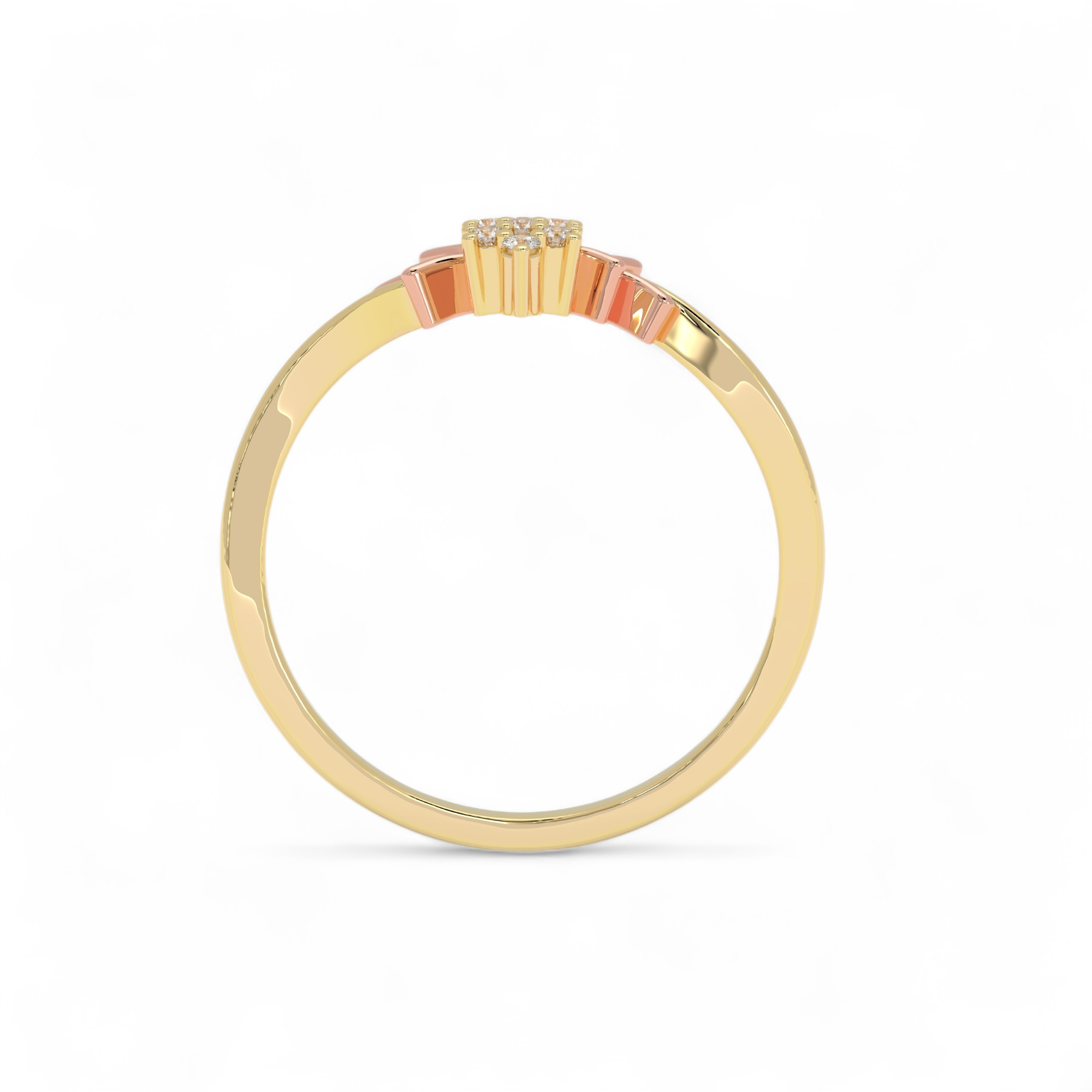 Frosted Arrow Ring