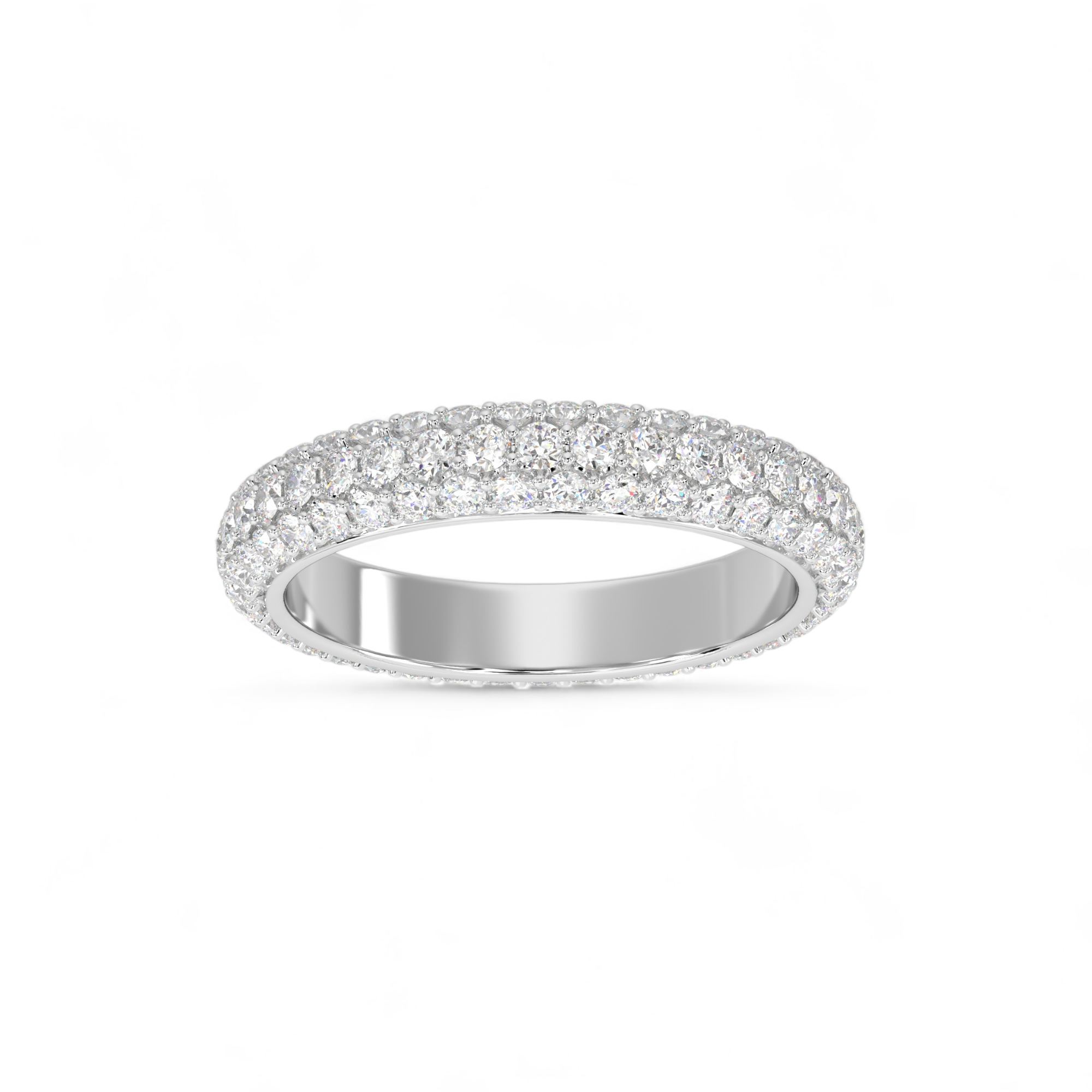Eclipse Pavé Diamond Band