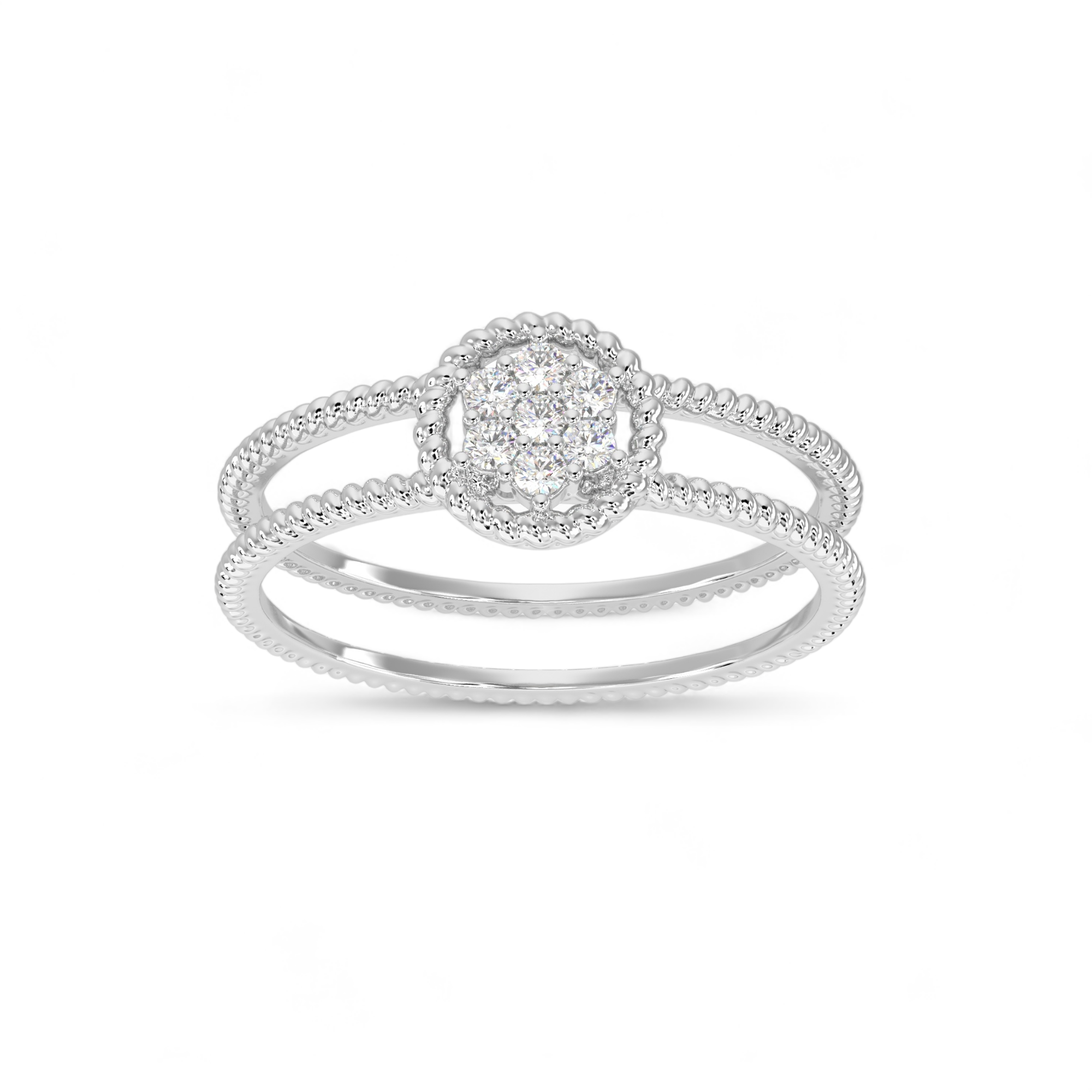 Golden Orbit Ring