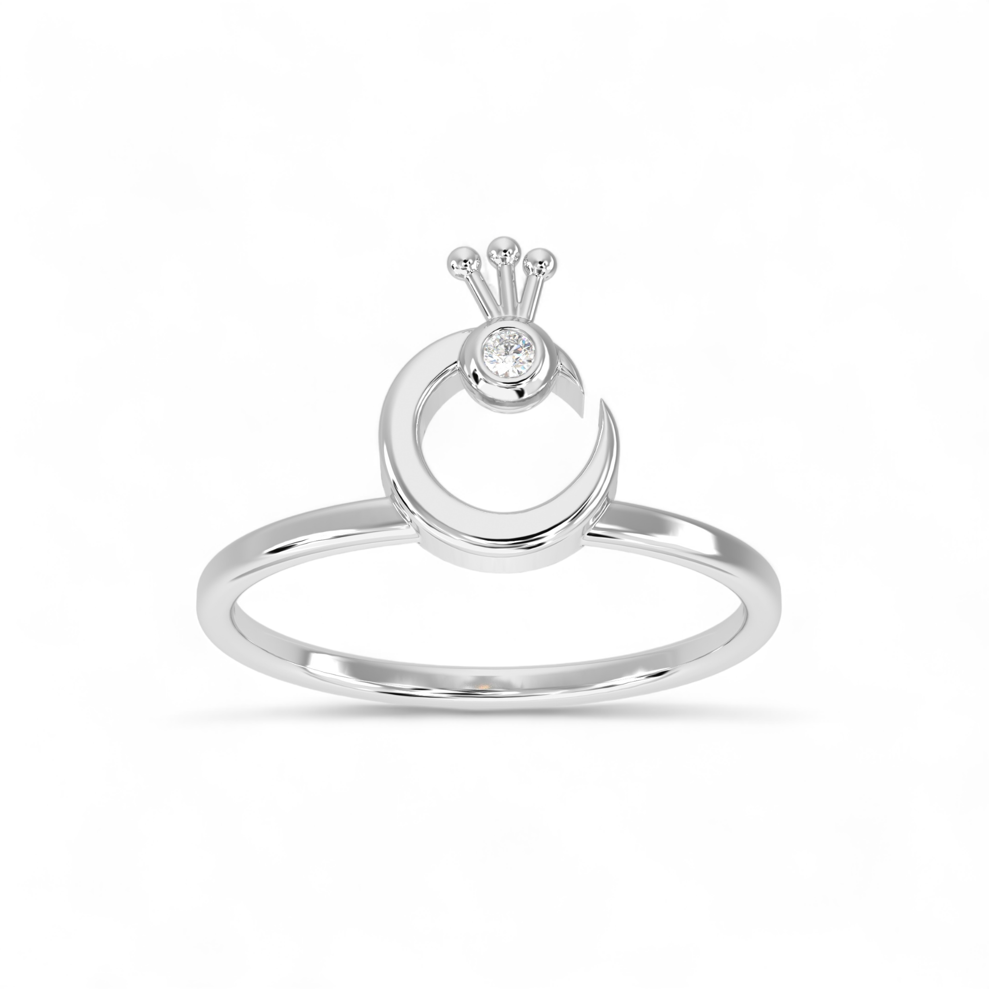 Regal Peacock Ring