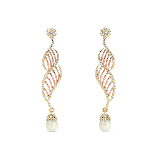 Twilight Spiral Earrings