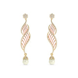 Twilight Spiral Earrings