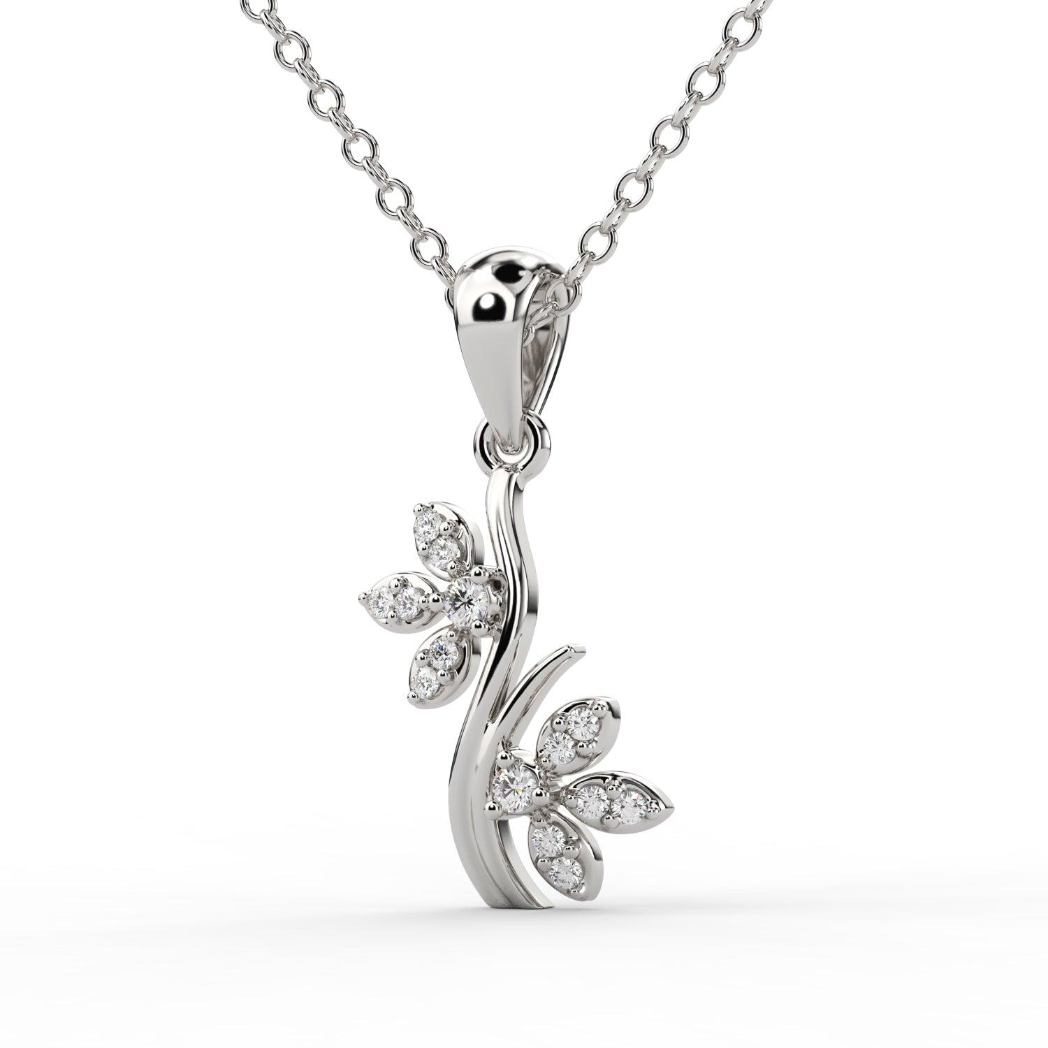 Rosy Bloom Pendant