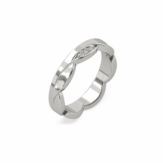 Interwoven Elegance Diamond Ring