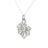 Regal Blossom Diamond Pendant