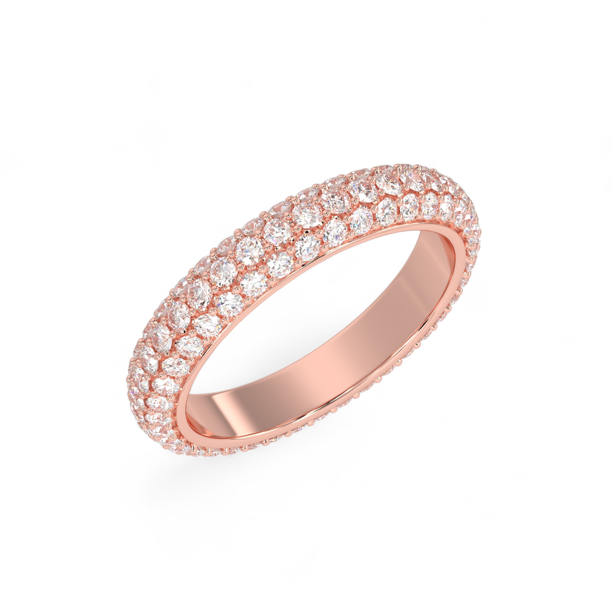 Eclipse Pavé Diamond Band