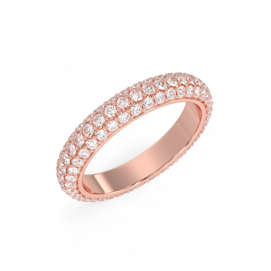 Eclipse Pavé Diamond Band