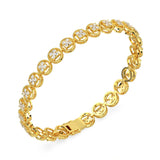Rose Round Diamond Bracelet