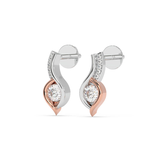 Golden Wave Studs